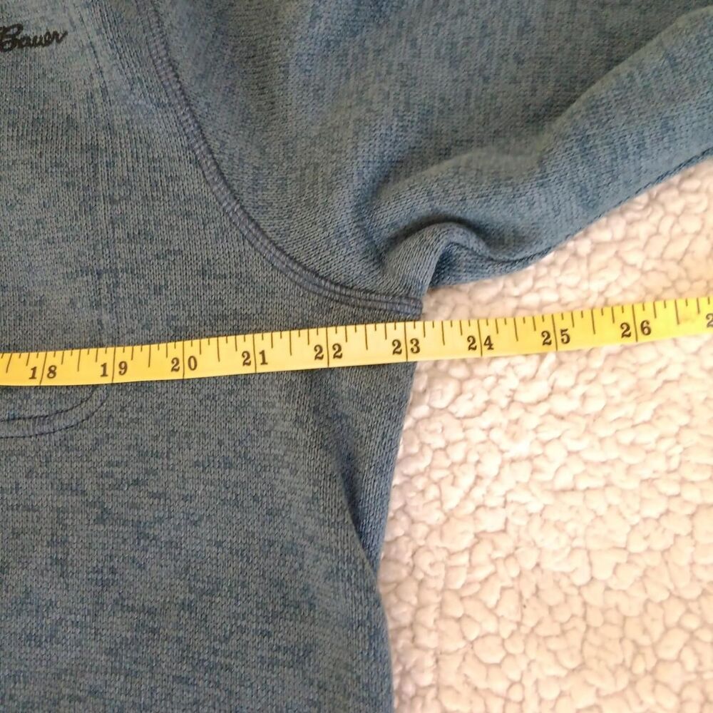 Eddie Bauer Men's Quarter-Zip Fleece Pullover Sweater Large - Picture 4 of 8